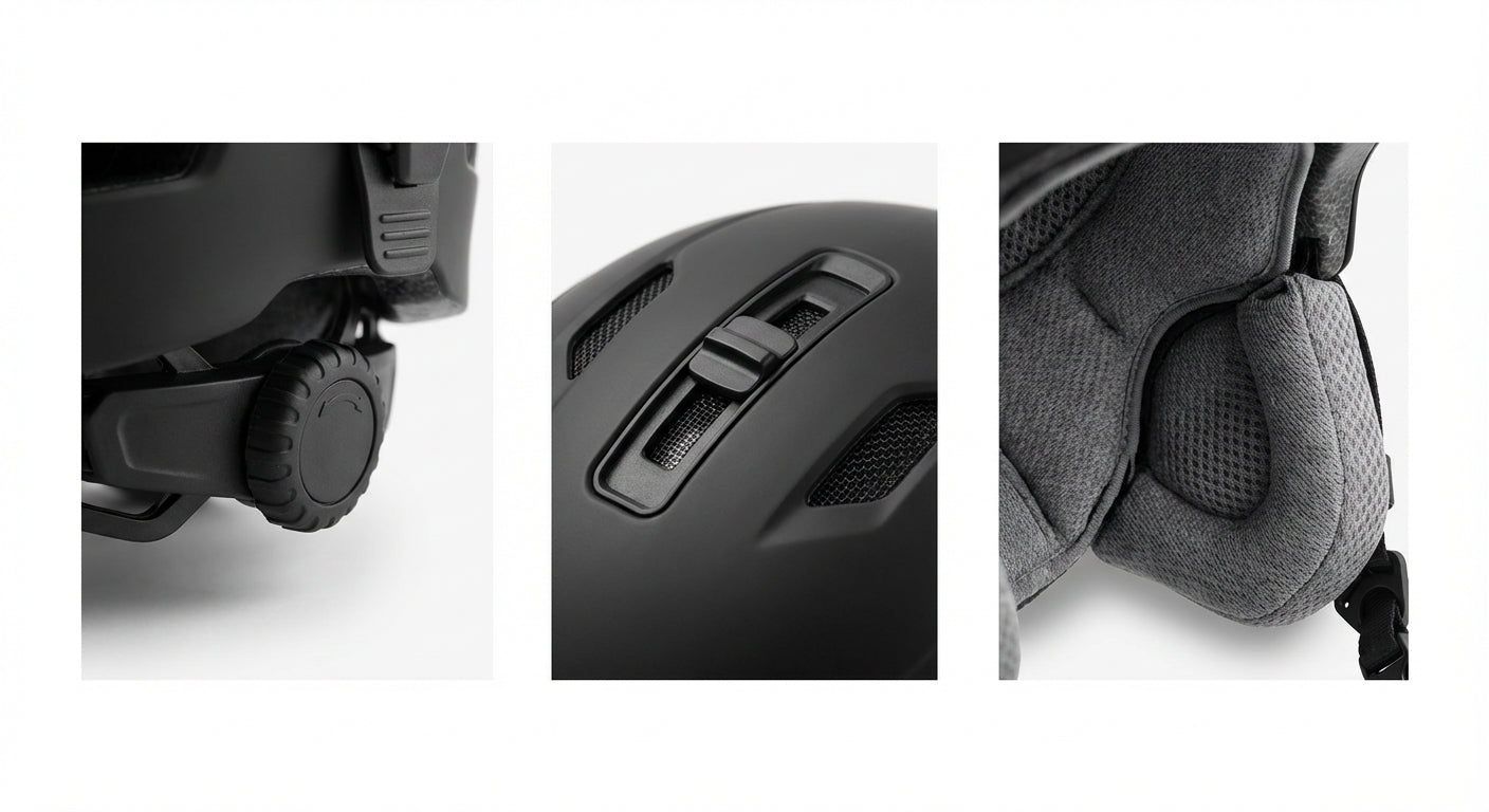 Casque de ski adulte – Sécurité renforcée & confort thermique