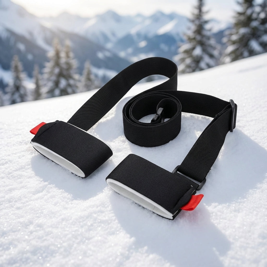 Sangle Porte-Skis – Transport Épaule Confortable (Réglable)