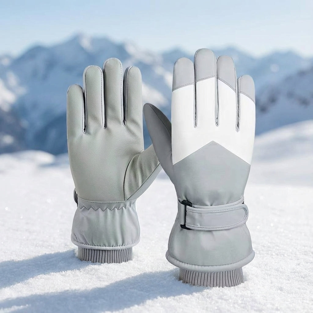 Gants de ski/snowboard unisexes – Imperméables, antidérapants, compatibles écran tactile