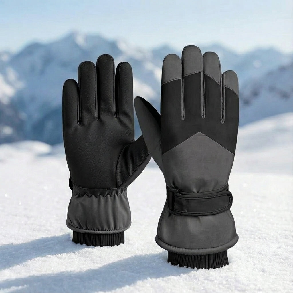 Gants de ski/snowboard unisexes – Imperméables, antidérapants, compatibles écran tactile