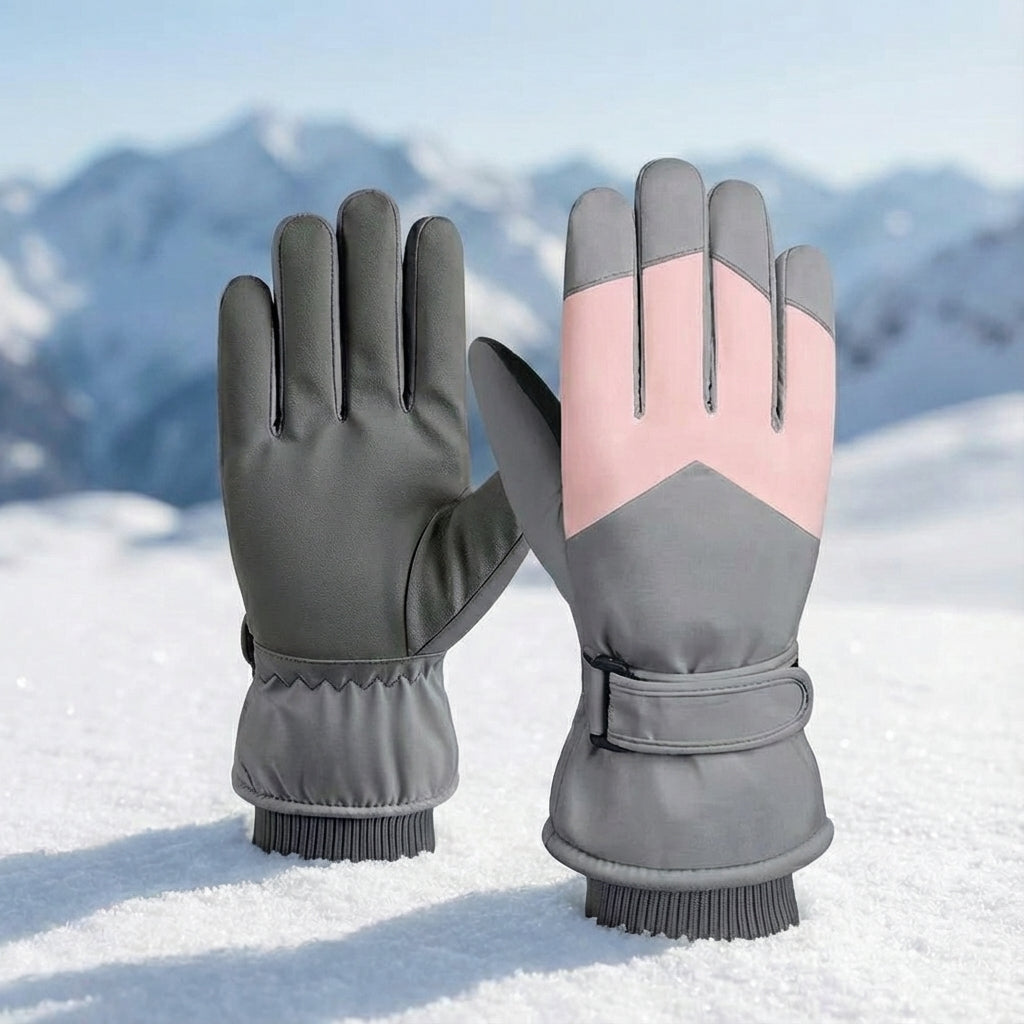 Gants de ski/snowboard unisexes – Imperméables, antidérapants, compatibles écran tactile