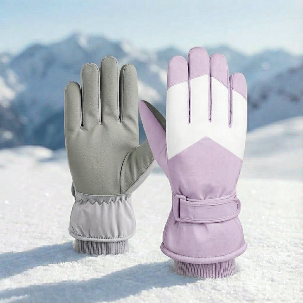 Gants de ski/snowboard unisexes – Imperméables, antidérapants, compatibles écran tactile