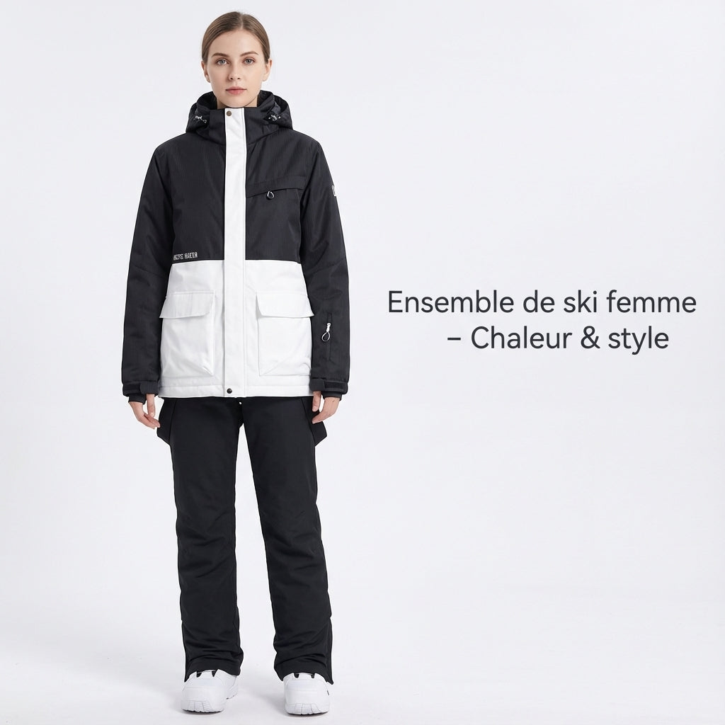 Men and Women Fashion Snow Suit, Winter Clothes Ski, Snow Ski Jacket and Pant Sets, Snowboarding Clothing, Unsex, -30 Warm