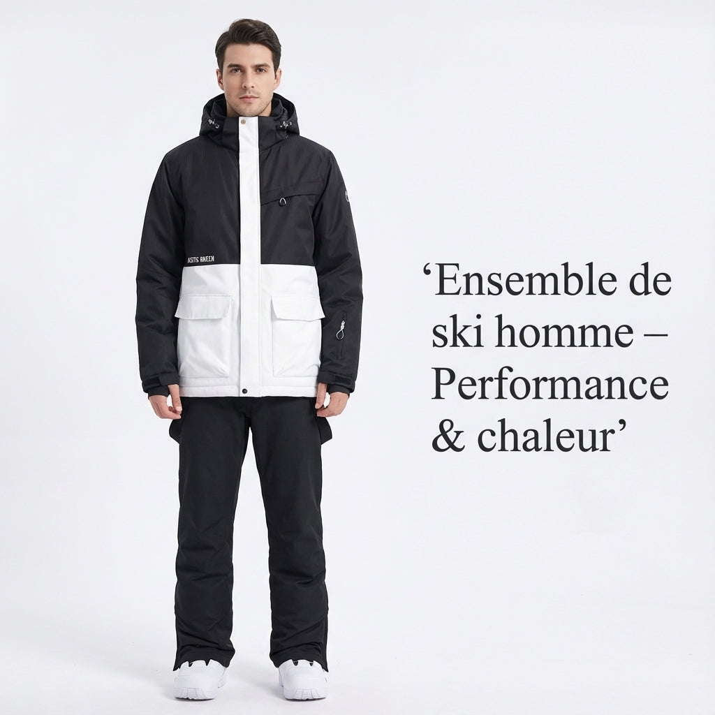 Men and Women Fashion Snow Suit, Winter Clothes Ski, Snow Ski Jacket and Pant Sets, Snowboarding Clothing, Unsex, -30 Warm