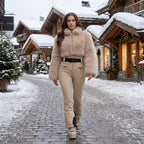 LA SIGNATURE Combinaison de Ski Femme Fourrure 