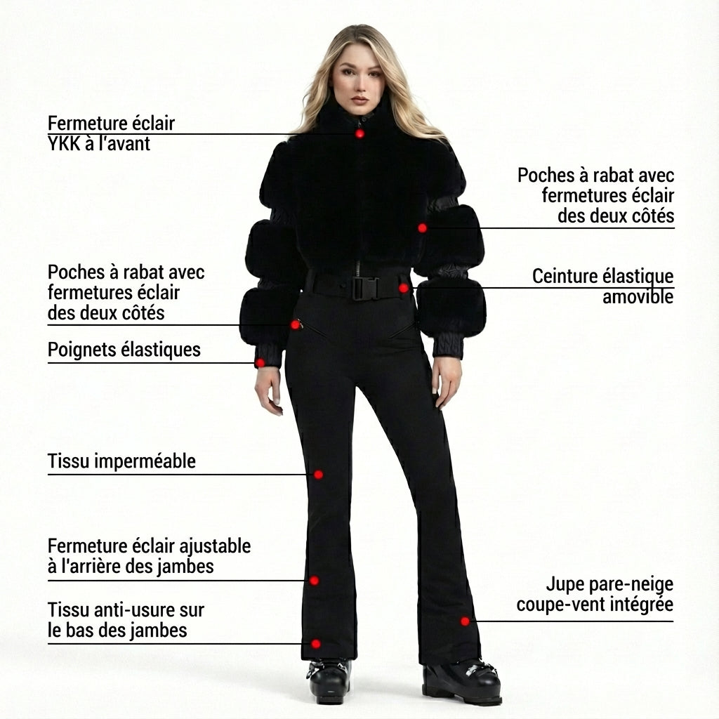 L'ICÔNE, Combinaison de Ski Pour Femme