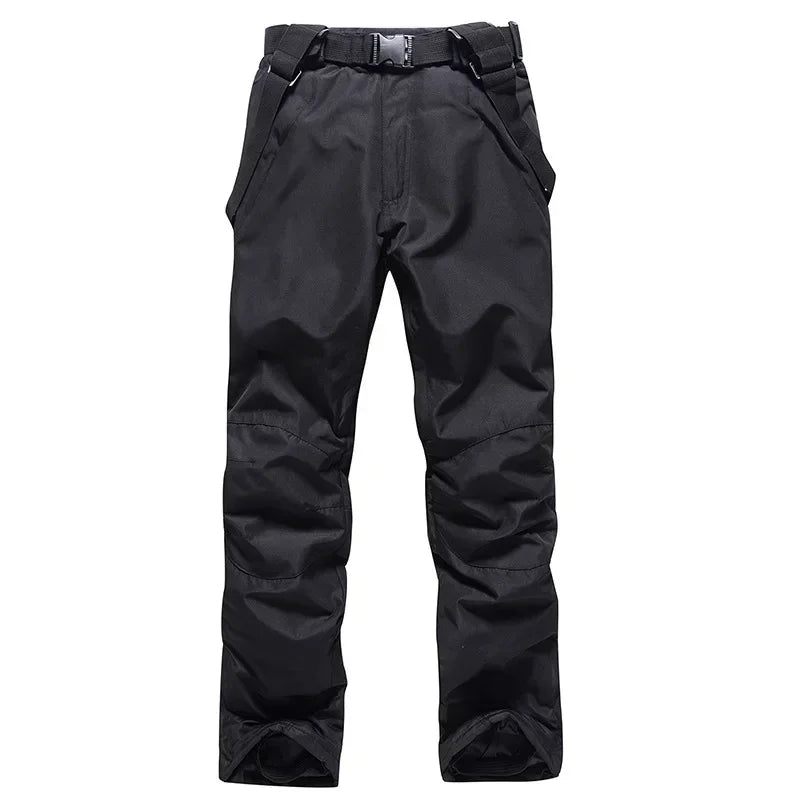 Nouveau Thermique Hiver Ski Doudoune Combinaison De Ski Hommes Snowboard Bavoirs Pantalon Chaud Ensemble Mâle Motoneige Vêtements Pour Porter Salopette